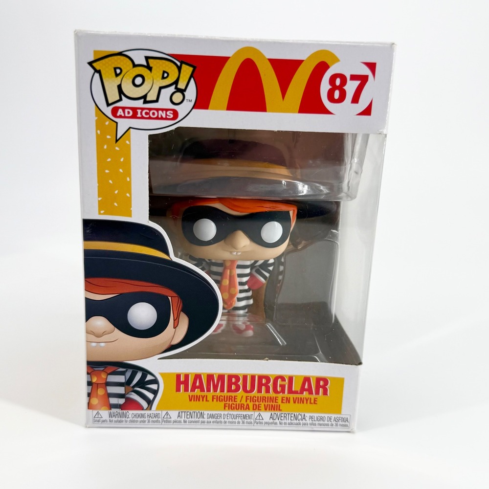 Funko Pop Ad Icons McDonalds Hamburglar 87 Vinyl Figure 2020 McDonaldland Mascot